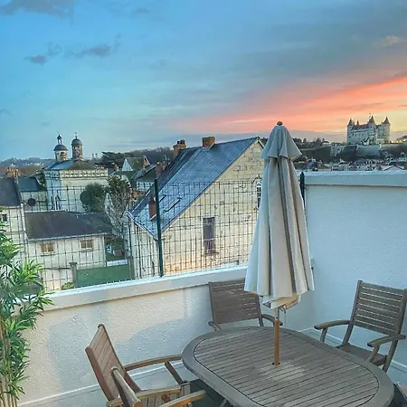 La Terrasse Saumuroise - Vue Chateau & Loire Saumur